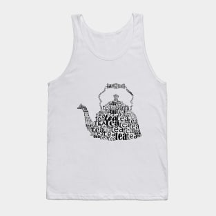 Typographic teapot Tank Top